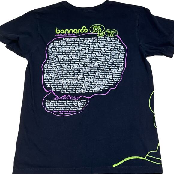 2010  Bonnaroo Women's Size Medium Concert Lineup Festival Shirt Dave Matthews - Picture 4 of 6